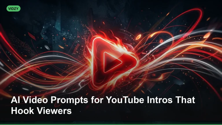 AI Video Prompts for YouTube Intros That Hook Viewers