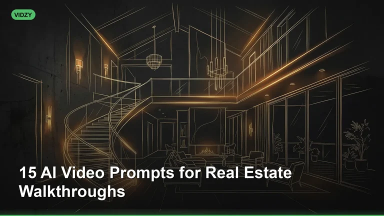 15 AI Video Prompts for Real Estate Walkthroughs