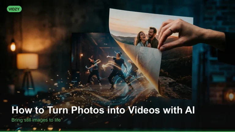 How to Turn Photos into Videos with AI