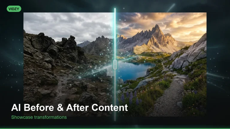How to Use AI for Before & After Content