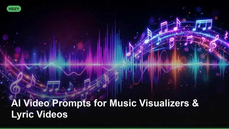AI Video Prompts for Music Visualizers & Lyric Videos