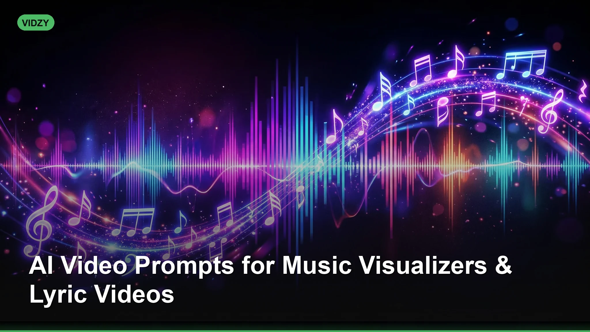 AI Video Prompts for Music Visualizers & Lyric Videos