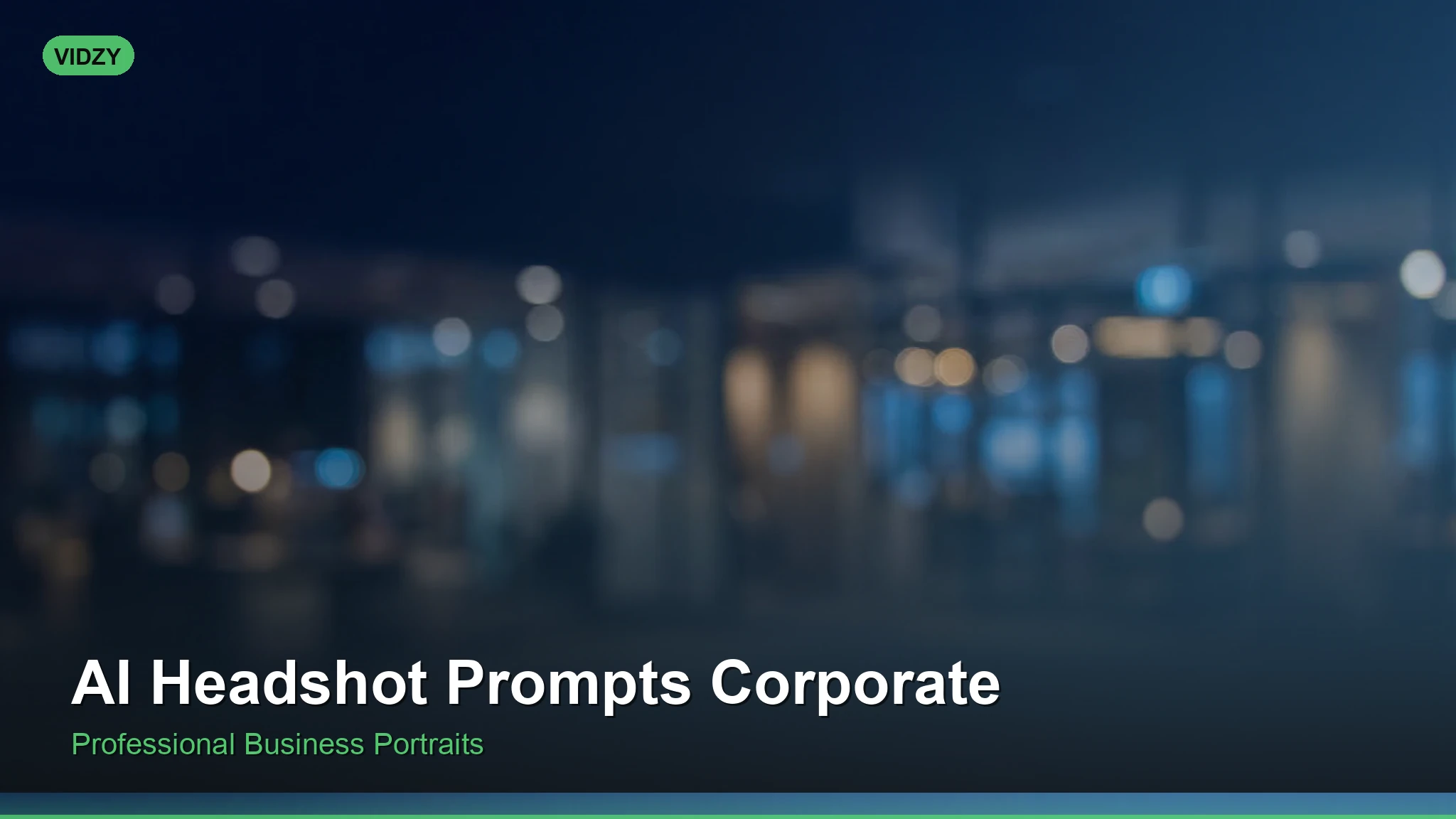 AI Headshot Prompts for Corporate & LinkedIn Profiles