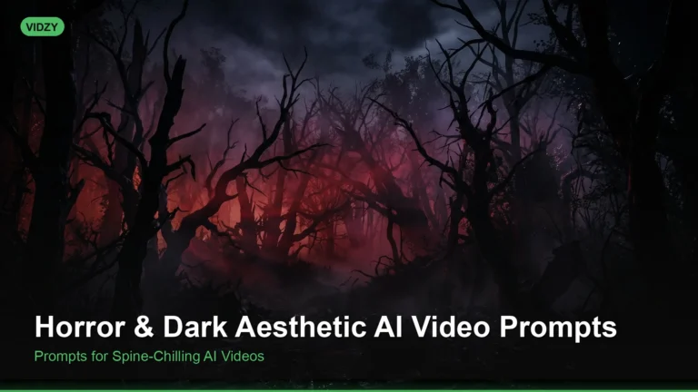 Horror & Dark Aesthetic AI Video Prompts