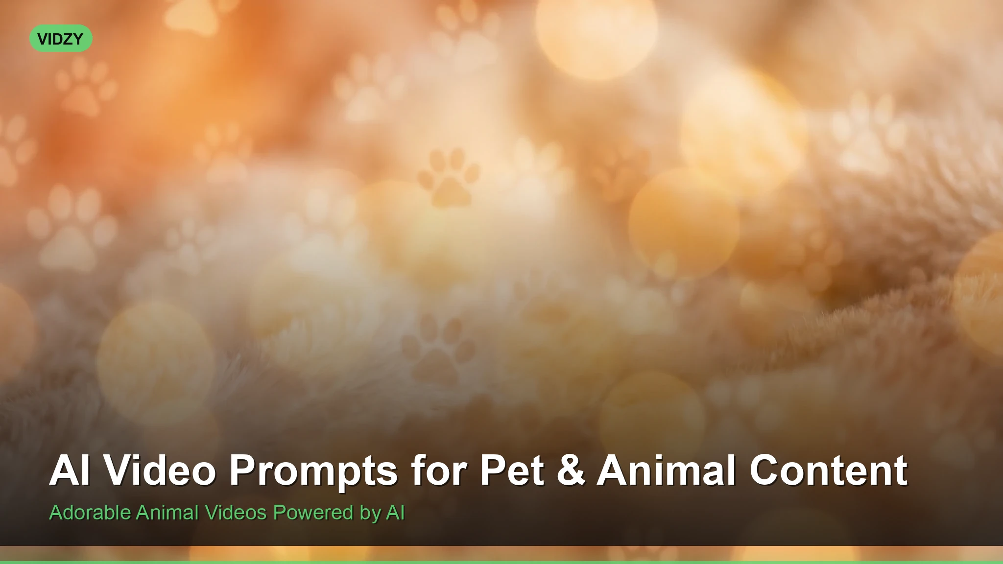 AI Video Prompts for Pet & Animal Content