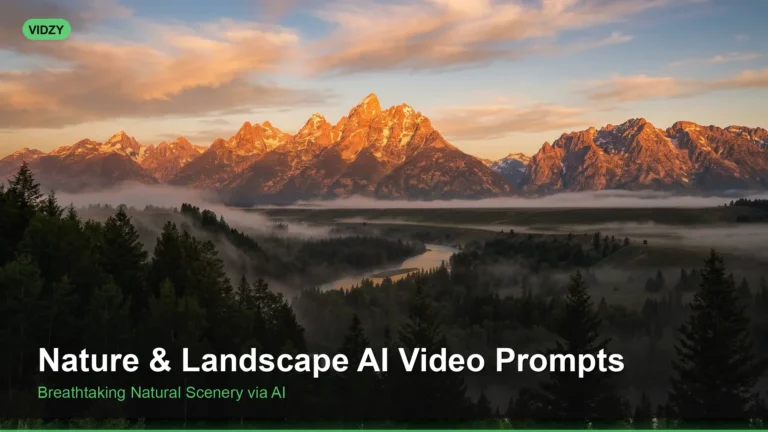 Nature & Landscape AI Video Prompts