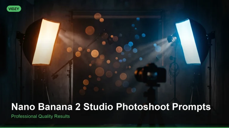 Nano Banana 2 Studio Photoshoot Prompts: Professional Quality