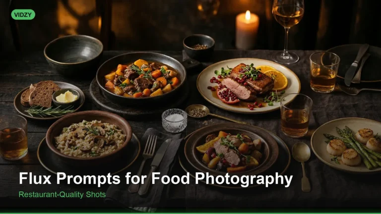 Flux Prompts for Food Photography