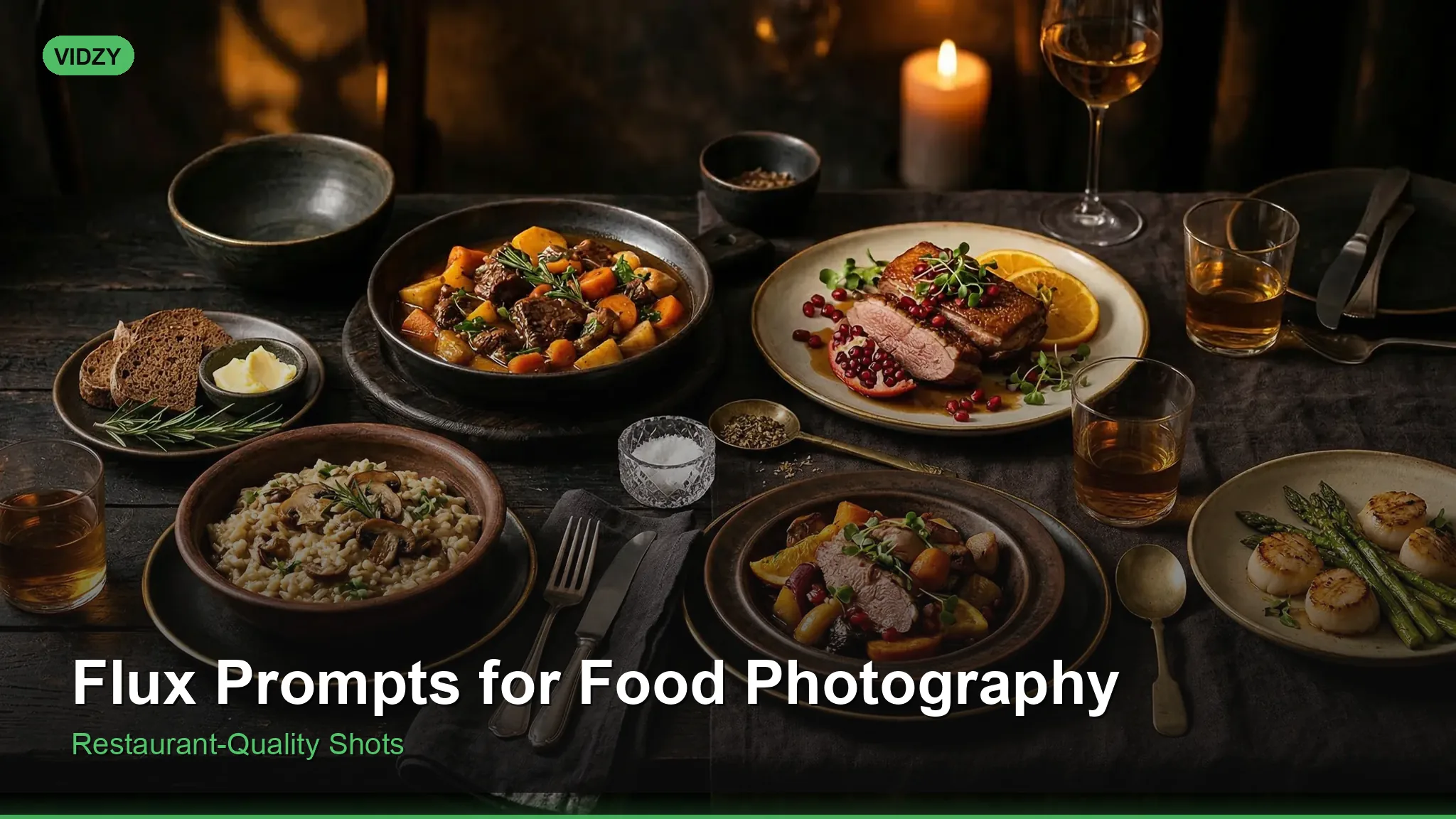 Flux Prompts for Food Photography