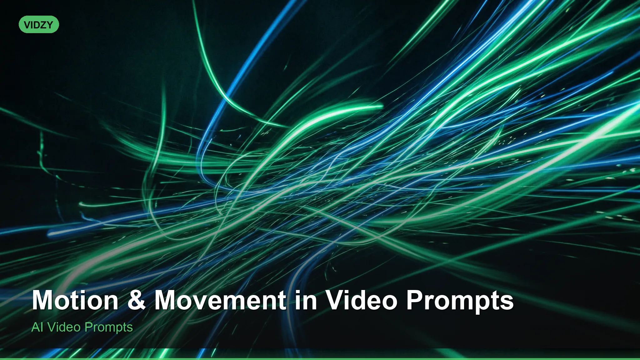 How to Describe Motion and Movement in Video Prompts