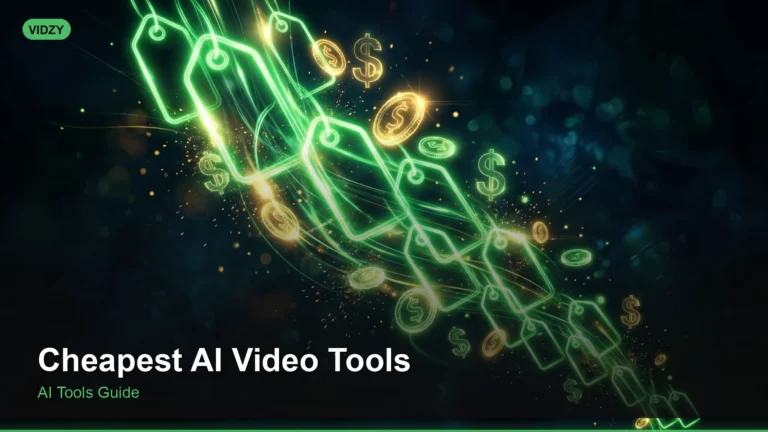 Cheapest AI Video Generation Tools Ranked