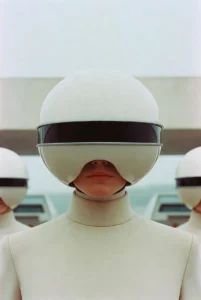 Retro-futuristic 1970s sci-fi