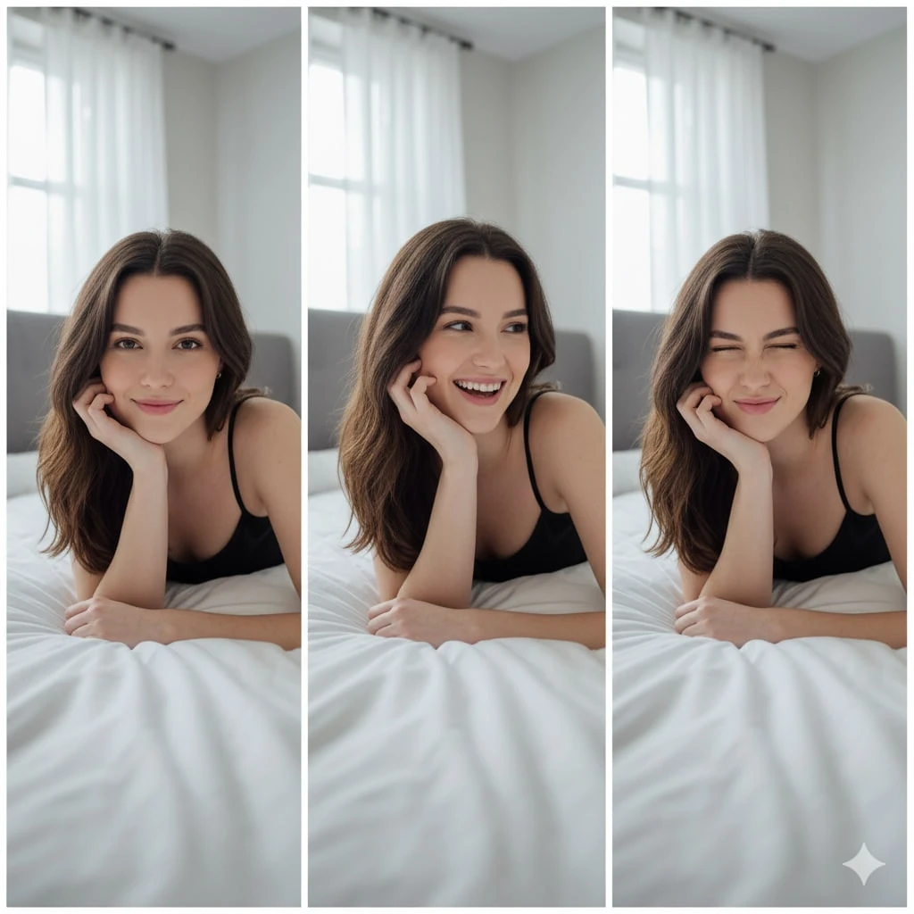 Young woman with mixed ethnicity features