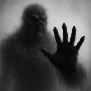 Shower Glass Silhouette