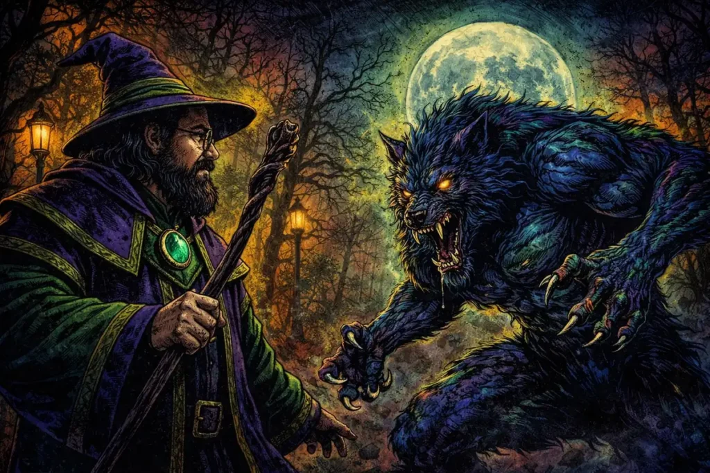 World of Darkness Colored Comic style