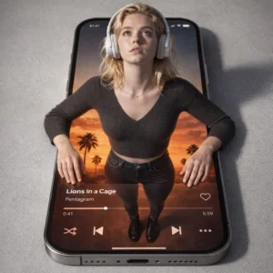 Surreal CGI-Photography Hybrid Portrait