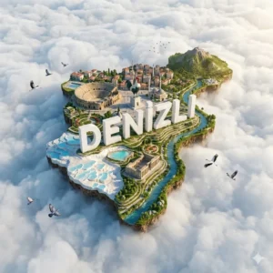 Floating City Island – Photoreal 4K Poster