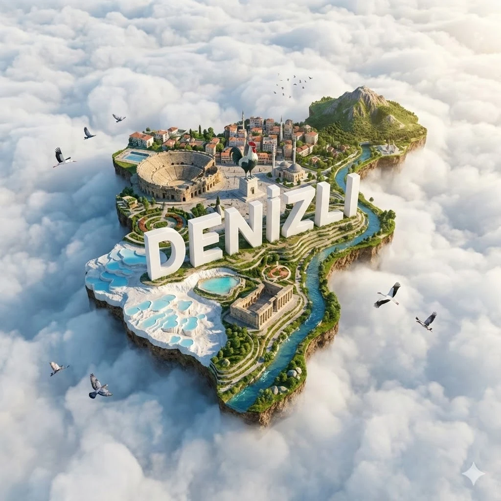 Floating City Island – Photoreal 4K Poster