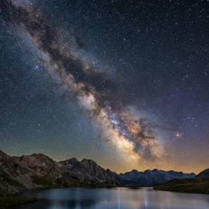 Realistic Night Sky Portrait