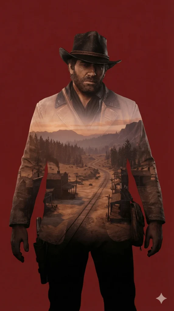 Red Dead Redemption 2 – Double Exposure Effect