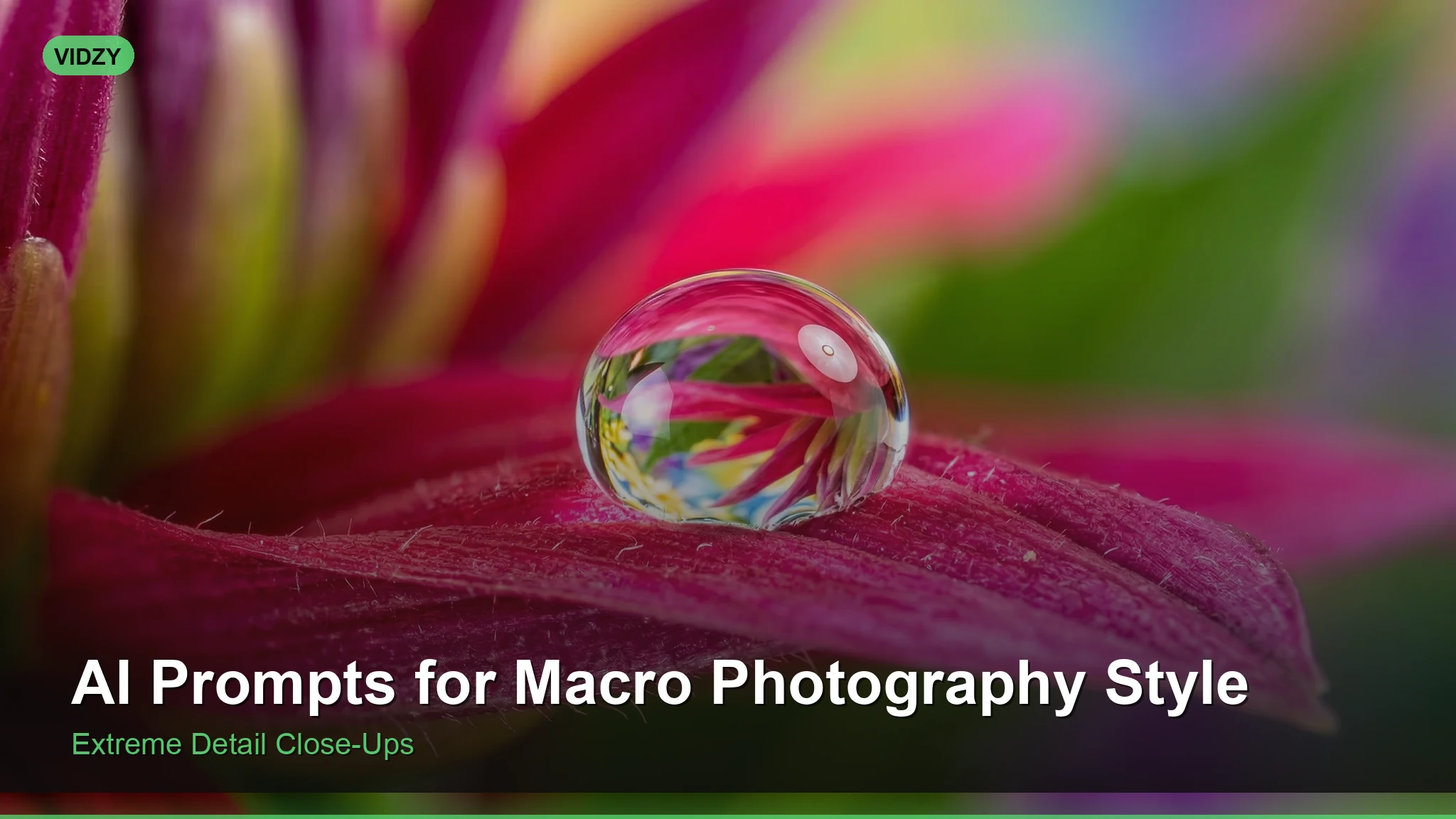 AI Prompts for Macro Photography Style
