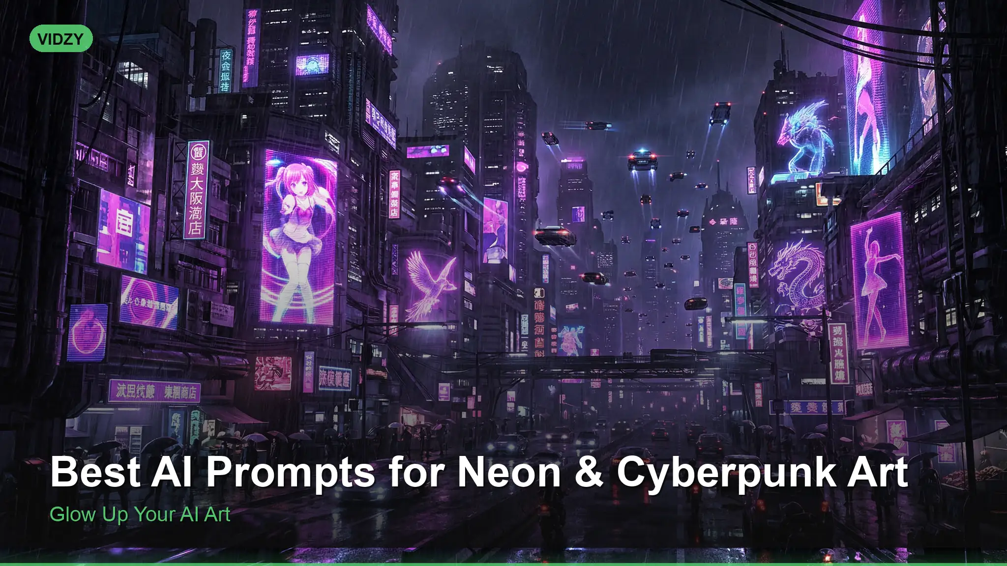 Best AI Prompts for Neon & Cyberpunk Art