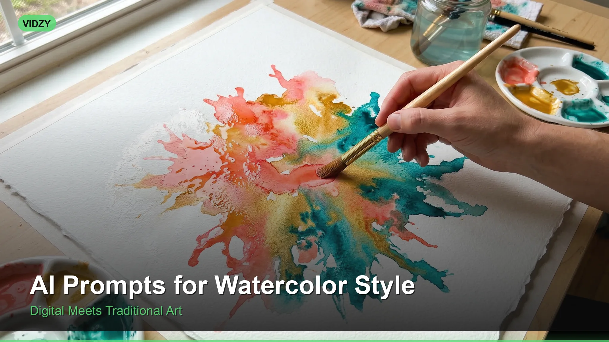 AI Prompts for Watercolor & Painted Style Images