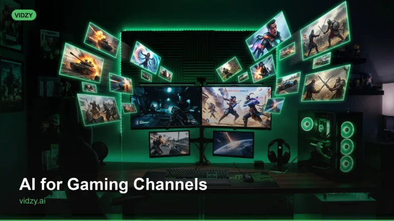 AI Video Ideas for Gaming Channels & Esports